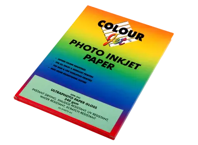 COLOURJET Speciality Paper Ultra Gloss Photo Upg-243 A4 Upg-243 A4 240 20 Sheets Inkjet Printers Pack 20