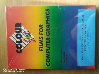 Colourjet Transparency Film A4 Laser Ink Copier LP-18/100A4 (Pack 100)