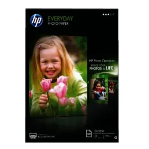 HP Everyday Glossy Photo Paper – 100 Sheets Q2510A