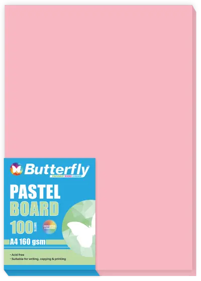 Pastel Coloured Paper A4 80gsm Pack 100 - Pink