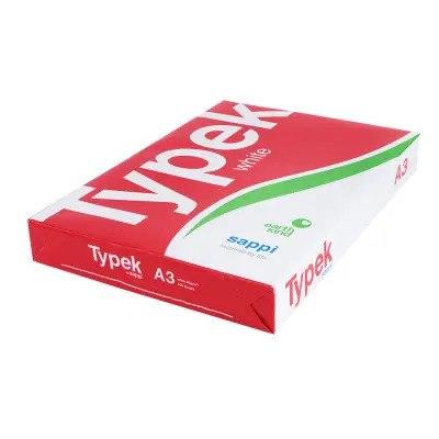 Typek sappi white bond copy paper A3 80gsm pack 500 (Per ream)
